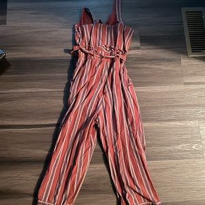 Francesca’s jumpsuit Capri pants XS